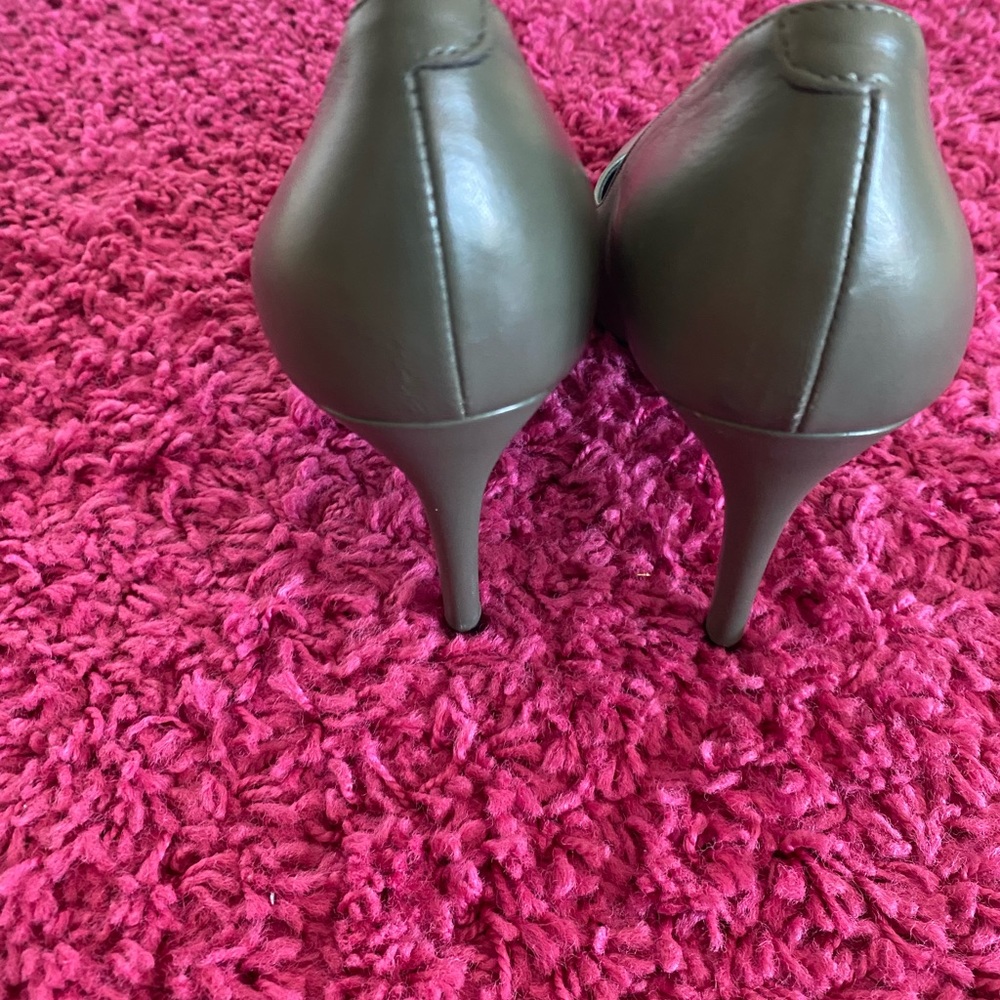 Navyboot Moss Green High Heels View 6